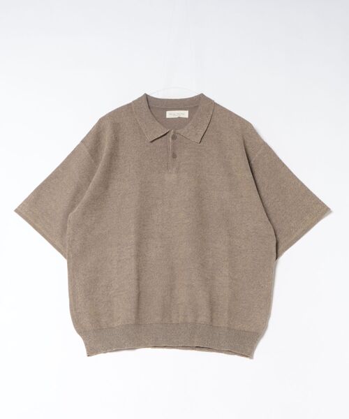 many men many mind(メニーメンメニーマインド)の「MANYMENMANYMINDS / スノーウォッシュニットポロシャツ(ニット/セーター・メンズ・ベージュ/ネイビー/ブラック・LARGE/X-LARGE/MEDIUM)」の16枚目の写真
