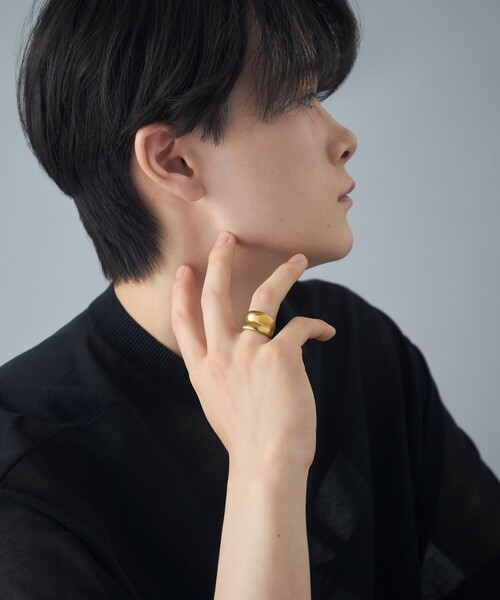 Jouete（ジュエッテ）の「[ジェンダレス] リング ボールド（リング・レディース・ブラウン・15号/11号/13号/17号）」の6枚目の写真