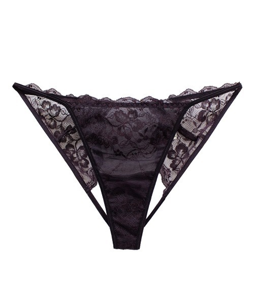 ANNEBRA(アンブラ)の「Signal バックオープンデザインショーツ(ショーツ・レディース・ダークパープル/ライトブルー・L/M/XL)」の3枚目の写真