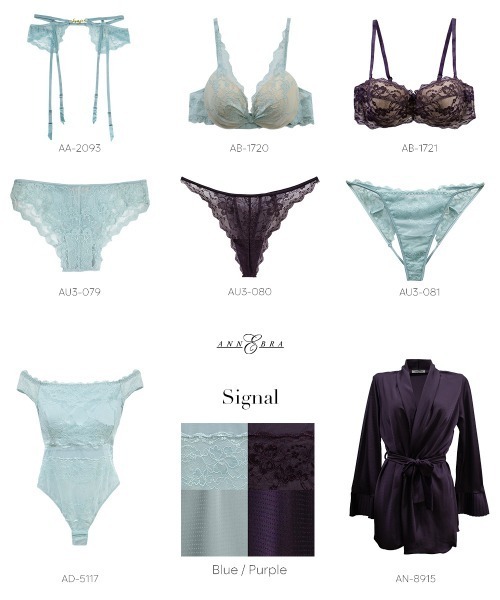 ANNEBRA(アンブラ)の「Signal バックオープンデザインショーツ(ショーツ・レディース・ダークパープル/ライトブルー・L/M/XL)」の8枚目の写真