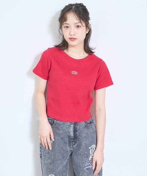 LOVETOXIC（ラブトキシック）の「【抗菌防臭】テレコ半袖T（Tシャツ/カットソー・キッズ・イエロー/ブラック/レッド/トップグレー/オフホワイト・S:140cm/130cm/M:150cm/L:160cm）」の11枚目の写真