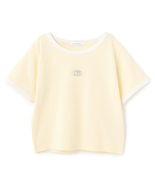 LOVETOXIC（ラブトキシック）の「【抗菌防臭】テレコ半袖T（Tシャツ/カットソー・キッズ・イエロー/ブラック/レッド/トップグレー/オフホワイト・S:140cm/130cm/M:150cm/L:160cm）」の16枚目の写真