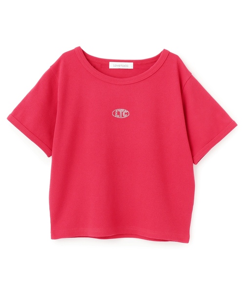 LOVETOXIC（ラブトキシック）の「【抗菌防臭】テレコ半袖T（Tシャツ/カットソー・キッズ・イエロー/ブラック/レッド/トップグレー/オフホワイト・S:140cm/130cm/M:150cm/L:160cm）」の19枚目の写真