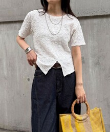 fredy emue | ぽこぽこ2WAYスリットプルオーバー(Tシャツ/カットソー)