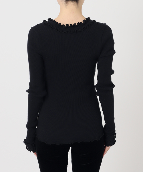 Opera SPORT(オペラスポーツ)の「【OPERA SPORT/オペラスポーツ】ROSIE SEAMLESS TOP(Tシャツ/カットソー・レディース・ブラック・FREE)」の10枚目の写真