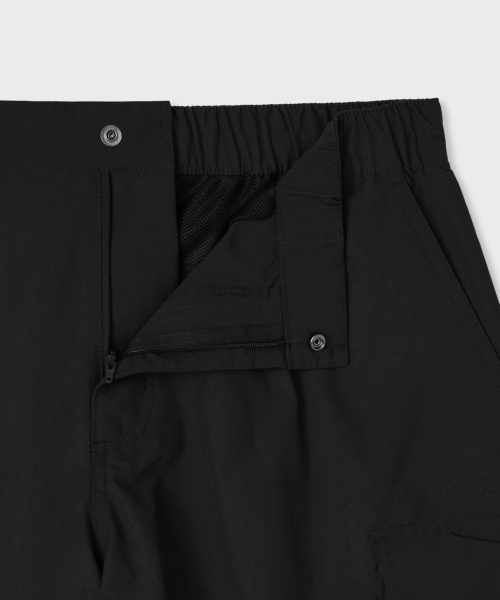 MUSINSA STANDARD（ムシンサスタンダード）の「[シティレジャー] NPベルト付きカーゴショーツ [ブラック]（その他パンツ・メンズ・その他・26/27/28/29/30/31/32/33/34/36/38/40/42）」の4枚目の写真