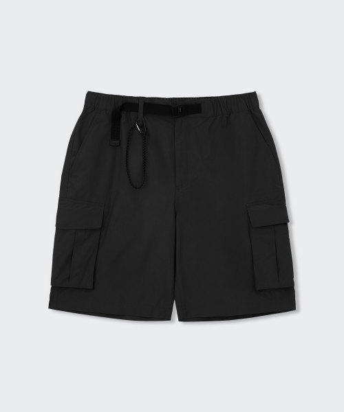 MUSINSA STANDARD（ムシンサスタンダード）の「[シティレジャー] NPベルト付きカーゴショーツ [ブラック]（その他パンツ・メンズ・その他・26/27/28/29/30/31/32/33/34/36/38/40/42）」の10枚目の写真