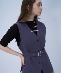 HARE | トロミミドルベスト(HARE)(ベスト)