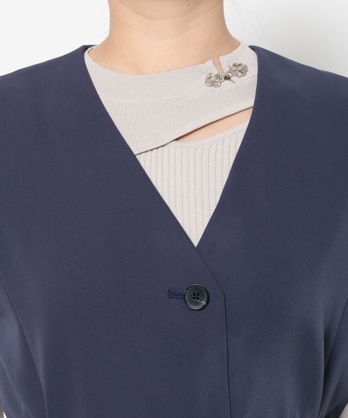 HARE（ハレ）の「トロミミドルベスト(HARE)（ベスト・レディース・ブラック/パープル・FREE）」の18枚目の写真