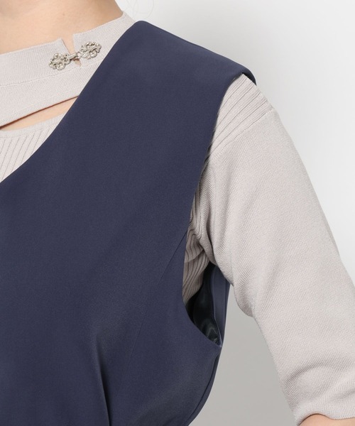 HARE（ハレ）の「トロミミドルベスト(HARE)（ベスト・レディース・ブラック/パープル・FREE）」の19枚目の写真