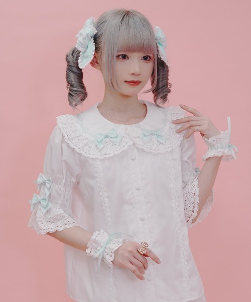 JOIEVE  swan cami ブラウス ジョエブ JOIEVE swan cami blouse ショルダーリボンキャミブラウス 64