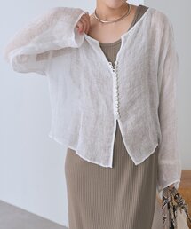 贅沢なフリルが着映えを叶える】フリルディテールブラウス（シャツ