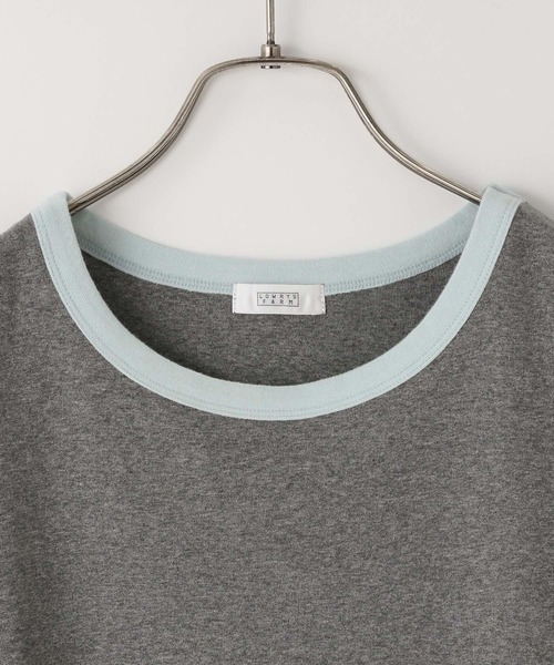 LOWRYS FARM(ローリーズファーム)の「リンガーTEE 638394(Tシャツ/カットソー・レディース・ベージュ/グレー系その他5/グレー系その他2/チャコールグレー・FREE)」の5枚目の写真