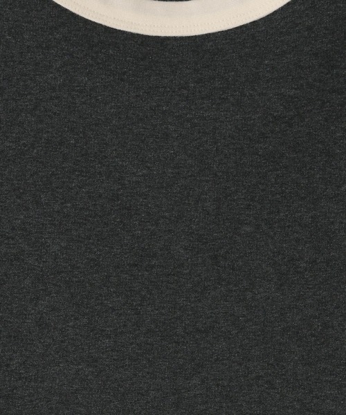 LOWRYS FARM(ローリーズファーム)の「リンガーTEE 638394(Tシャツ/カットソー・レディース・ベージュ/グレー系その他5/グレー系その他2/チャコールグレー・FREE)」の11枚目の写真
