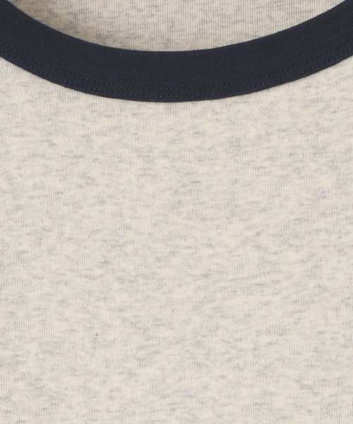 LOWRYS FARM(ローリーズファーム)の「リンガーTEE 638394(Tシャツ/カットソー・レディース・ベージュ/グレー系その他5/グレー系その他2/チャコールグレー・FREE)」の13枚目の写真