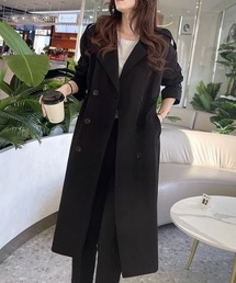 LUCPY（ラクピー）の「ベーシックロングトレンチコート（トレンチコート）」