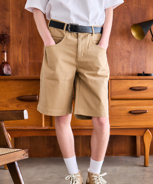 OSKR(オーエスケーアール)の「OSKR / オーエスケーアール Chino Faded Stand Up Shorts(その他パンツ・メンズ・ベージュ/ネイビー・MEDIUM/LARGE)」の12枚目の写真