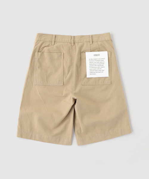 OSKR(オーエスケーアール)の「OSKR / オーエスケーアール Chino Faded Stand Up Shorts(その他パンツ・メンズ・ベージュ/ネイビー・MEDIUM/LARGE)」の7枚目の写真