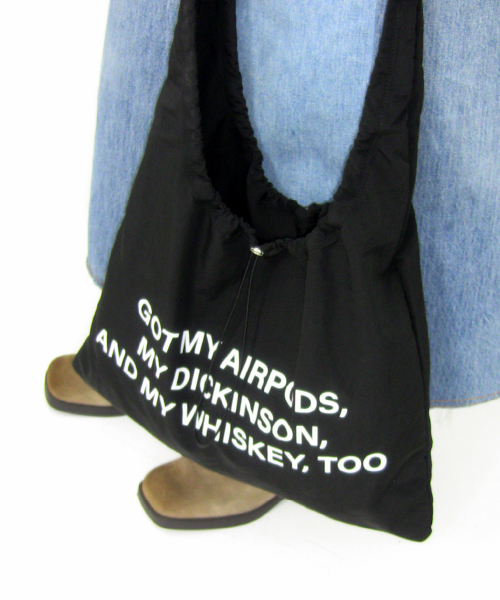 FILLINTHEBLANK(フィルインザブランク)の「Stance Packable Multi Bag(black)(ショルダーバッグ・レディース・その他・FREE)」の2枚目の写真