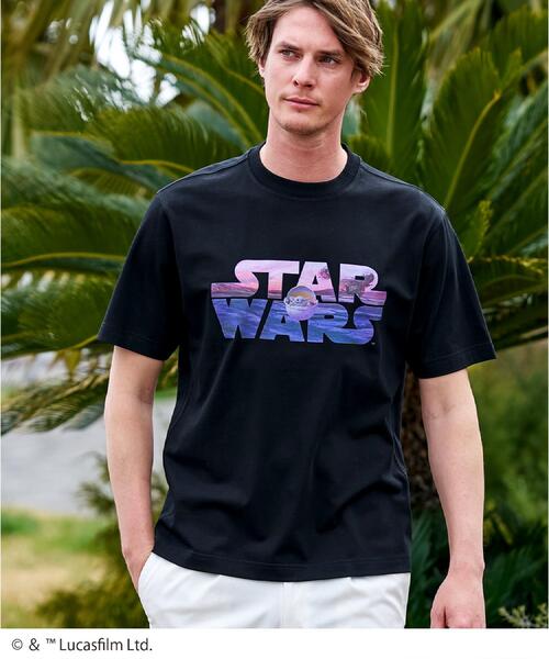 DRESSTERIOR(ドレステリア)の「◆【接触冷感】STAR WARS ロゴTシャツ(Tシャツ/カットソー・メンズ・ホワイト/ブラック・90/91/92/94)」の3枚目の写真