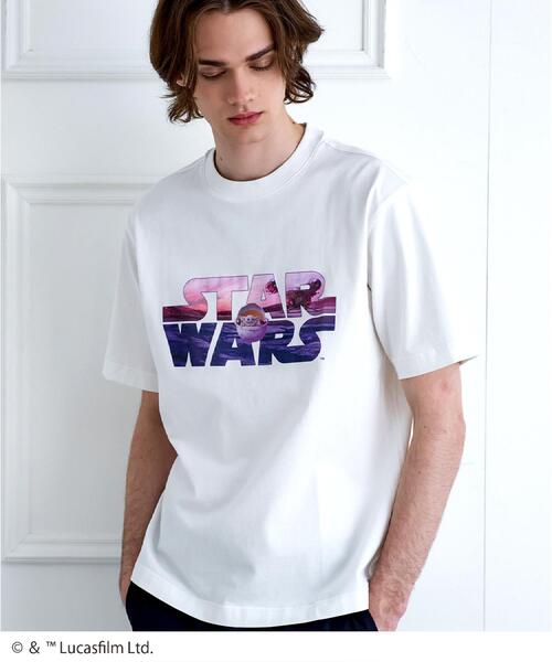 DRESSTERIOR(ドレステリア)の「◆【接触冷感】STAR WARS ロゴTシャツ(Tシャツ/カットソー・メンズ・ホワイト/ブラック・90/91/92/94)」の5枚目の写真