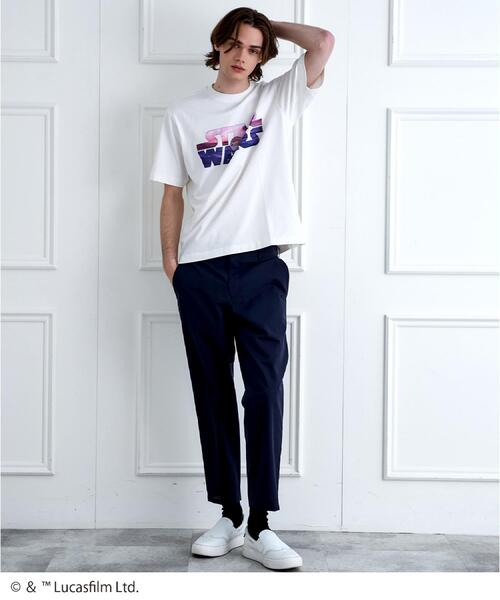 DRESSTERIOR(ドレステリア)の「◆【接触冷感】STAR WARS ロゴTシャツ(Tシャツ/カットソー・メンズ・ホワイト/ブラック・90/91/92/94)」の12枚目の写真