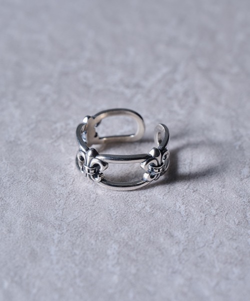 MAISON CLUB(メゾンクラブ)の「【MAISON CLUB】Cross Link Ring Silver925 KUN(リング・メンズ・シルバー・FREE)」の7枚目の写真