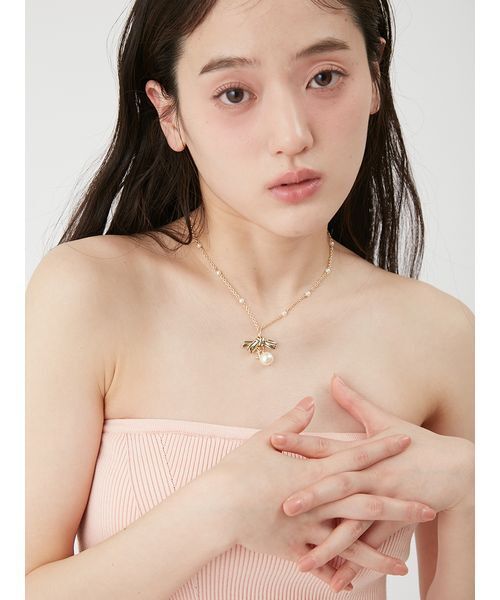 LILY BROWN(リリーブラウン)の「マリンリボンパールネックレス(ネックレス・レディース・ゴールド/シルバー・F)」の10枚目の写真