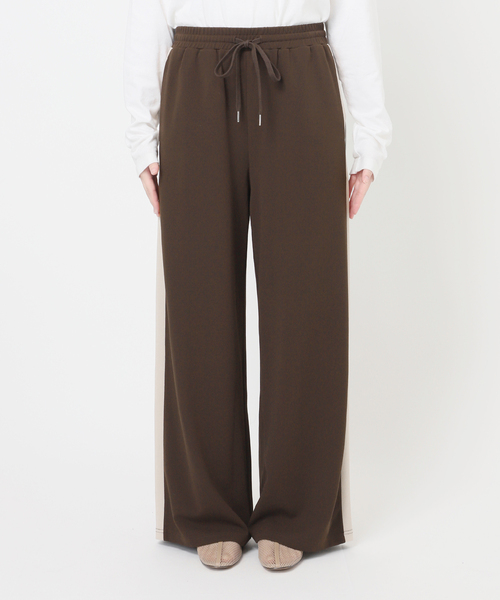 JOURNAL STANDARD relume(ジャーナルスタンダード レリューム)の「《追加2》カットジャージーラインパンツ(その他パンツ・レディース・チャコールグレー/ブラウン・FREE)」の13枚目の写真