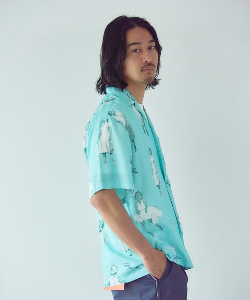 Schott(ショット)の「Schott×MARILYN MONROE RAYON SHIRT(シャツ/ブラウス・メンズ・サックスブルー/ピンク・XL/L/M)」の8枚目の写真