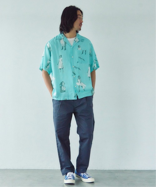 Schott(ショット)の「Schott×MARILYN MONROE RAYON SHIRT(シャツ/ブラウス・メンズ・サックスブルー/ピンク・XL/L/M)」の13枚目の写真