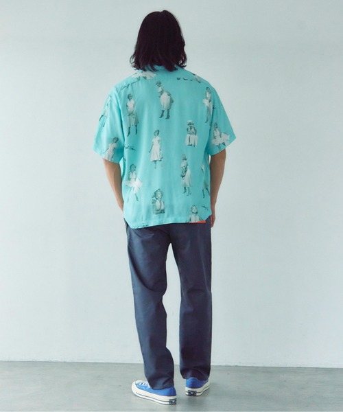 Schott(ショット)の「Schott×MARILYN MONROE RAYON SHIRT(シャツ/ブラウス・メンズ・サックスブルー/ピンク・XL/L/M)」の17枚目の写真