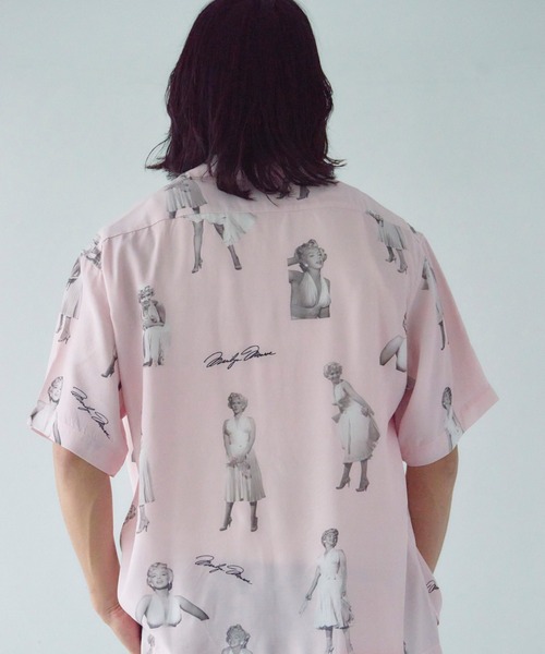 Schott(ショット)の「Schott×MARILYN MONROE RAYON SHIRT(シャツ/ブラウス・メンズ・サックスブルー/ピンク・XL/L/M)」の21枚目の写真