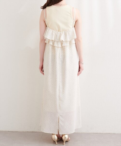 natural couture（ナチュラルクチュール）の「ラッフルフリルキャミワンピース（ワンピース・レディース・その他2/その他1・FREE）」の10枚目の写真