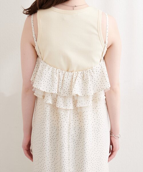 natural couture（ナチュラルクチュール）の「ラッフルフリルキャミワンピース（ワンピース・レディース・その他2/その他1・FREE）」の12枚目の写真