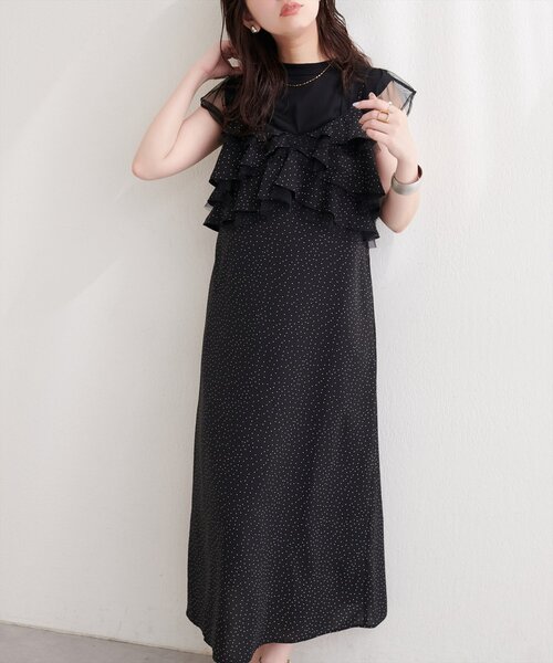 natural couture（ナチュラルクチュール）の「ラッフルフリルキャミワンピース（ワンピース・レディース・その他2/その他1・FREE）」の15枚目の写真