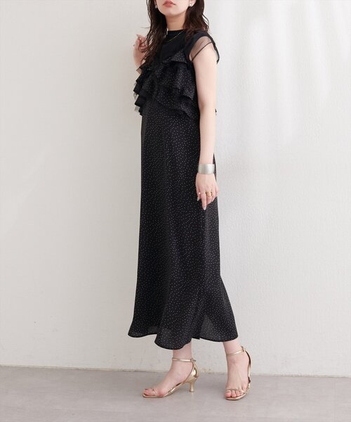 natural couture（ナチュラルクチュール）の「ラッフルフリルキャミワンピース（ワンピース・レディース・その他2/その他1・FREE）」の17枚目の写真