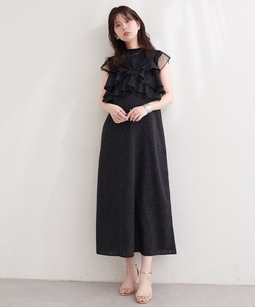 natural couture（ナチュラルクチュール）の「ラッフルフリルキャミワンピース（ワンピース・レディース・その他2/その他1・FREE）」の18枚目の写真