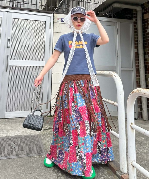 Alley Tokyo（アリートーキョー）の「ぷくぷくプリントリンガーT（Tシャツ/カットソー・レディース・ネイビー/オフホワイト/レッド・FREE）」の18枚目の写真