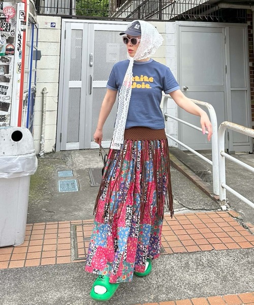 Alley Tokyo（アリートーキョー）の「ぷくぷくプリントリンガーT（Tシャツ/カットソー・レディース・ネイビー/オフホワイト/レッド・FREE）」の22枚目の写真