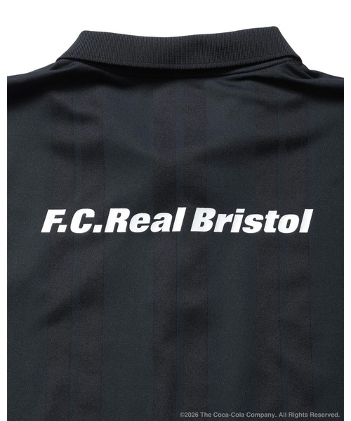 F.C.Real Bristol(エフシーレアルブリストル)の「Coca-Cola WEAVE STRIPE S/S POLO(ポロシャツ・メンズ・グリーン/ブラック/ホワイト・XX-LARGE/X-LARGE/LARGE/MEDIUM/SMALL)」の11枚目の写真