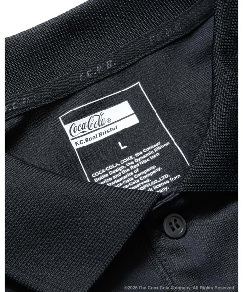 F.C.Real Bristol(エフシーレアルブリストル)の「Coca-Cola WEAVE STRIPE S/S POLO(ポロシャツ・メンズ・グリーン/ブラック/ホワイト・XX-LARGE/X-LARGE/LARGE/MEDIUM/SMALL)」の12枚目の写真