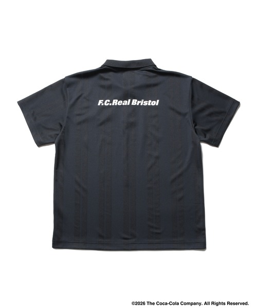 F.C.Real Bristol(エフシーレアルブリストル)の「Coca-Cola WEAVE STRIPE S/S POLO(ポロシャツ・メンズ・グリーン/ブラック/ホワイト・XX-LARGE/X-LARGE/LARGE/MEDIUM/SMALL)」の9枚目の写真