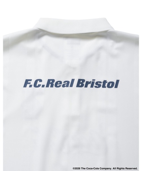 F.C.Real Bristol(エフシーレアルブリストル)の「Coca-Cola WEAVE STRIPE S/S POLO(ポロシャツ・メンズ・グリーン/ブラック/ホワイト・XX-LARGE/X-LARGE/LARGE/MEDIUM/SMALL)」の15枚目の写真