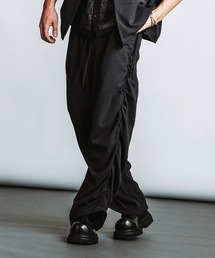【NO ID.】Side Gather Easy Trousers / サイドギャザー イージー トラウザーズ