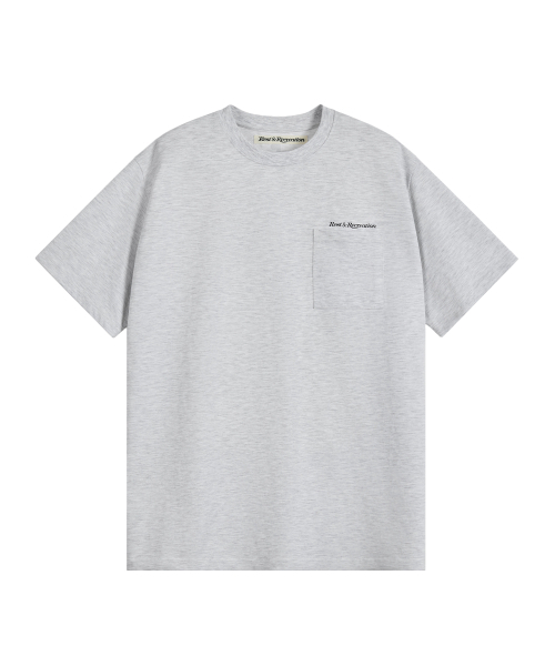 Rest&Recreation(レストアンドレクリエーション)の「OVERSIZED POCKET T-SHIRT - LIGHT GREY(Tシャツ/カットソー・メンズ・その他・ONE)」の1枚目の写真