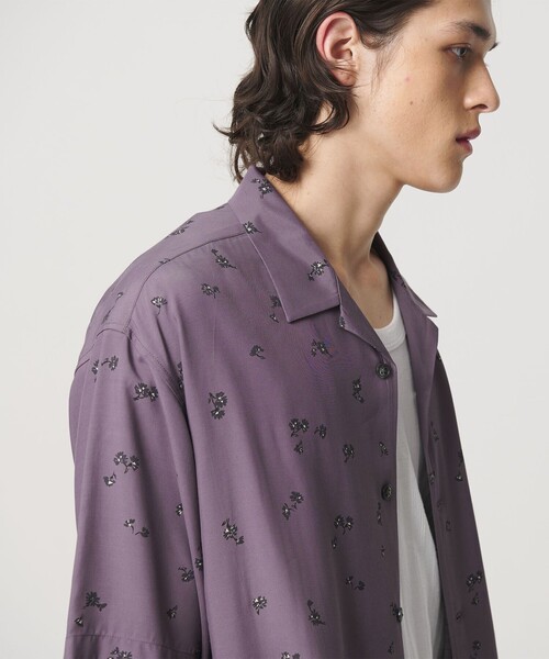 MONKEY TIME(モンキータイム)の「フラワー プリント オープンカラー シャツ(シャツ/ブラウス・メンズ・パープル/ブラック・S/M/L/XL)」の13枚目の写真