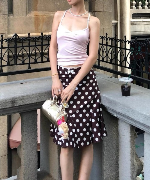 Vipoa(ヴィポア)の「Pastel pink halterneck camisole(タンクトップ・レディース・ライトピンク・FREE)」の5枚目の写真