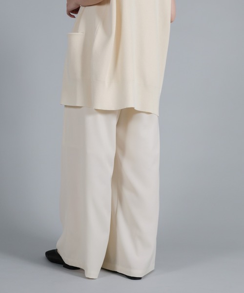 select MOCA Et(セレクトモカエト)の「【Et】Twill Gathered Easy Wide Pants(その他パンツ・レディース・ブラウン/アイボリー・LARGE/MEDIUM)」の17枚目の写真