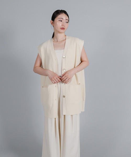select MOCA Et(セレクトモカエト)の「【Et】Twill Gathered Easy Wide Pants(その他パンツ・レディース・ブラウン/アイボリー・LARGE/MEDIUM)」の20枚目の写真
